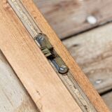 Old wooden chest, dovetail assembly