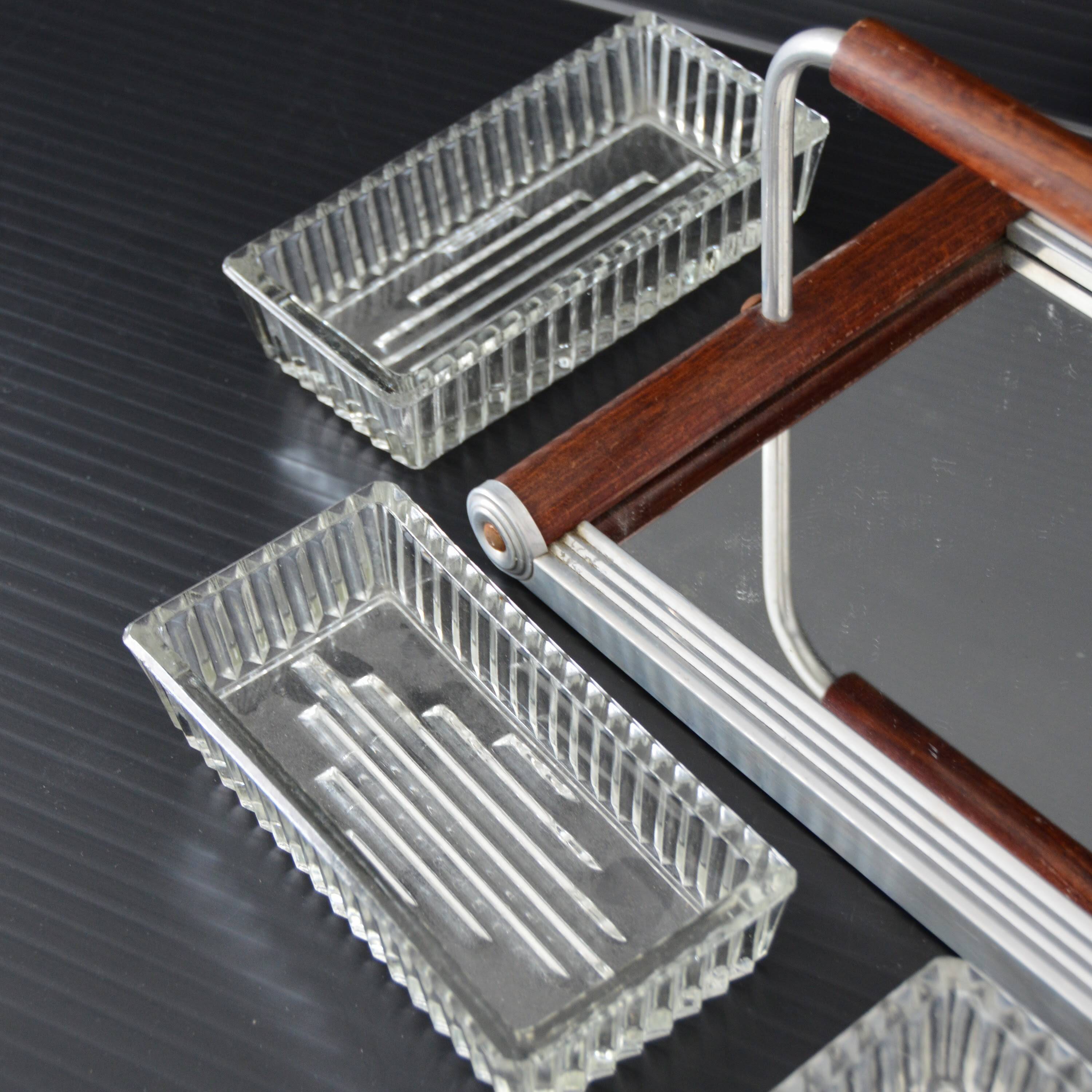 Aperitif platter / Art deco aperitif service 1920s / 1930s
