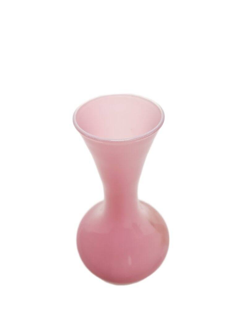 Vase en verre attribué à Stelvia pour Empoli, Italie, années 1950