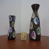 Ceramic Kongo Vases by Bodo Mans for Bay Keramik, 1960s, Set of 2