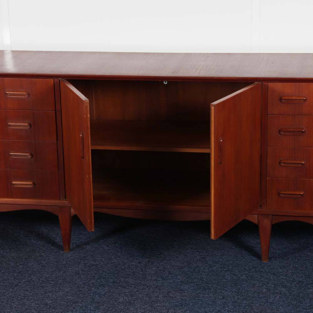 Large vintage wooden sideboard from the 1960s