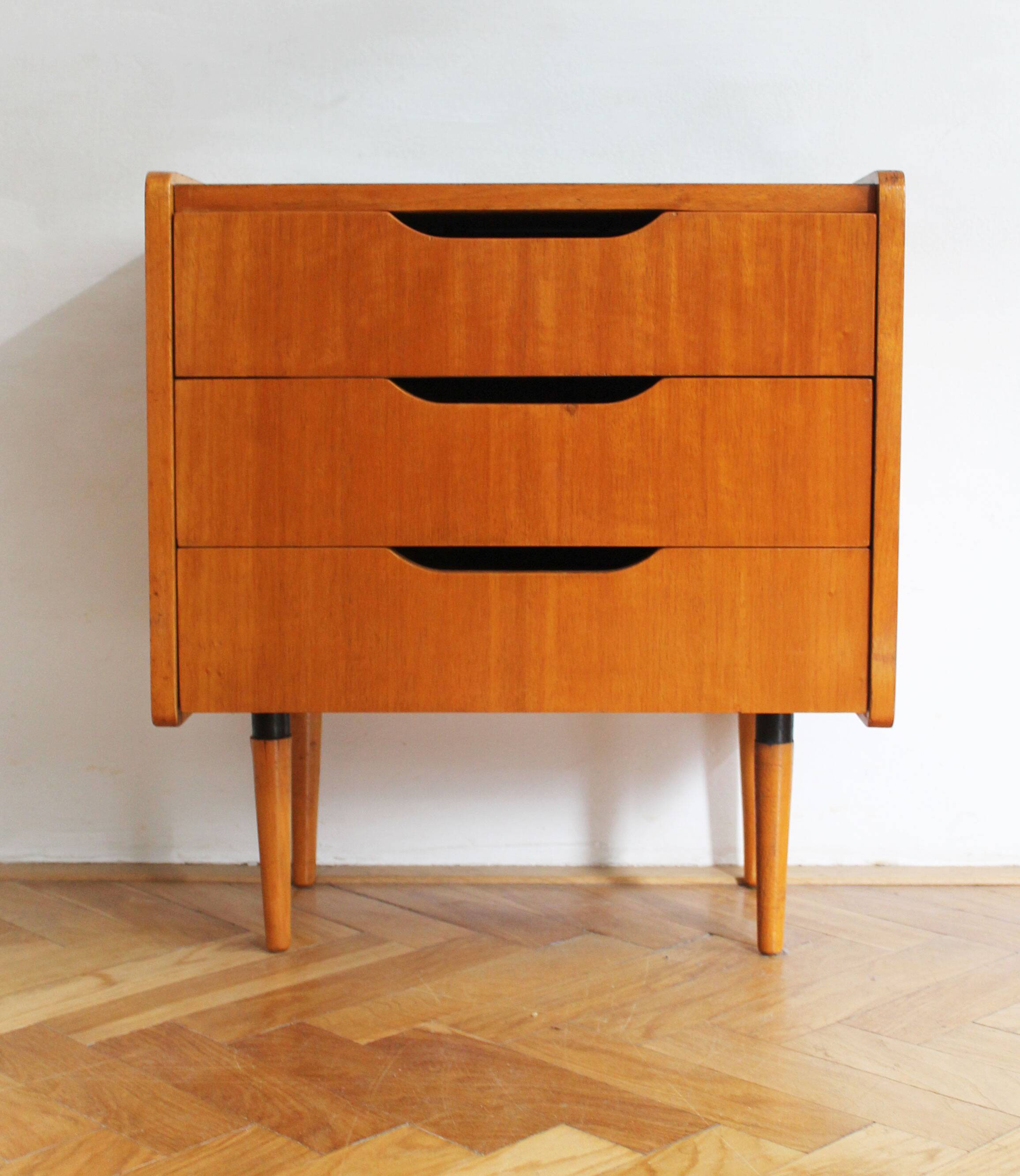 1960's Mid Century Nightstand by Novy Domov