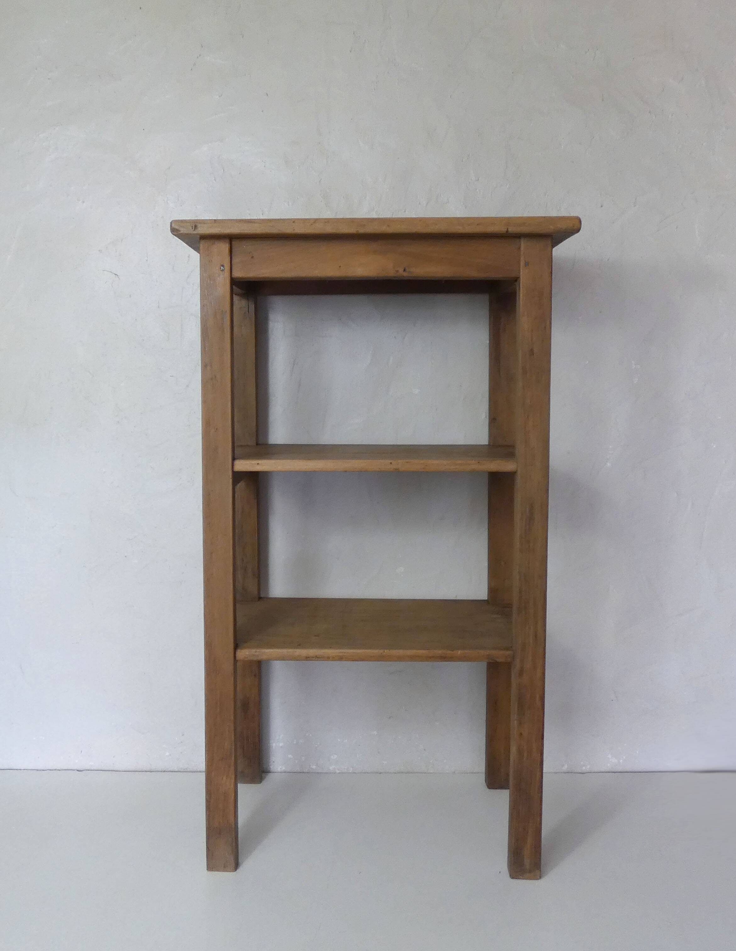 solid wood side table