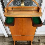 Old wooden night valet