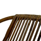 Vintage Rattan Chair Dirk Van Sliedregt Rohe Noordwolde 1960