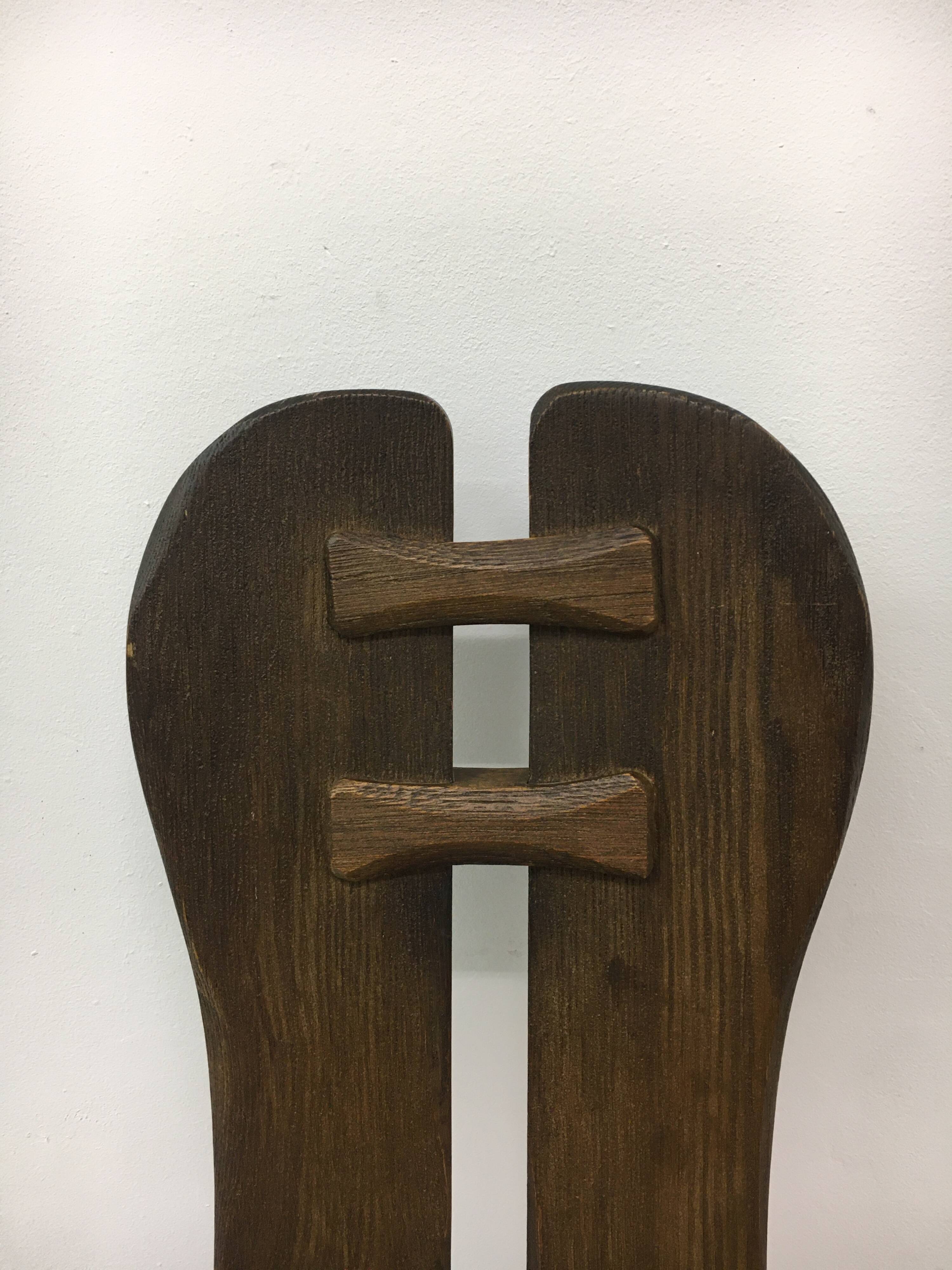 Set of 4 Belgian Brutalist Dining Chairs from De Puydt, 1970’s