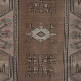 Turkish Milas Rug Carpet, DoorMat, Bedroom Kelim Carpet Teppiche 7'1'' x 8'11''