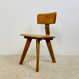 Children's chair, wooden, 70s