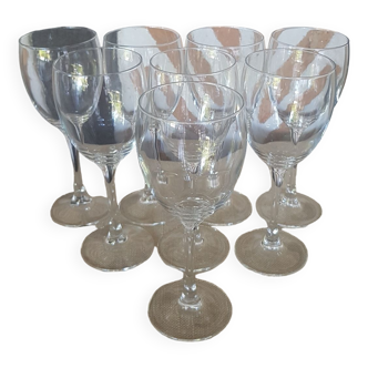 Tulip wine glasses