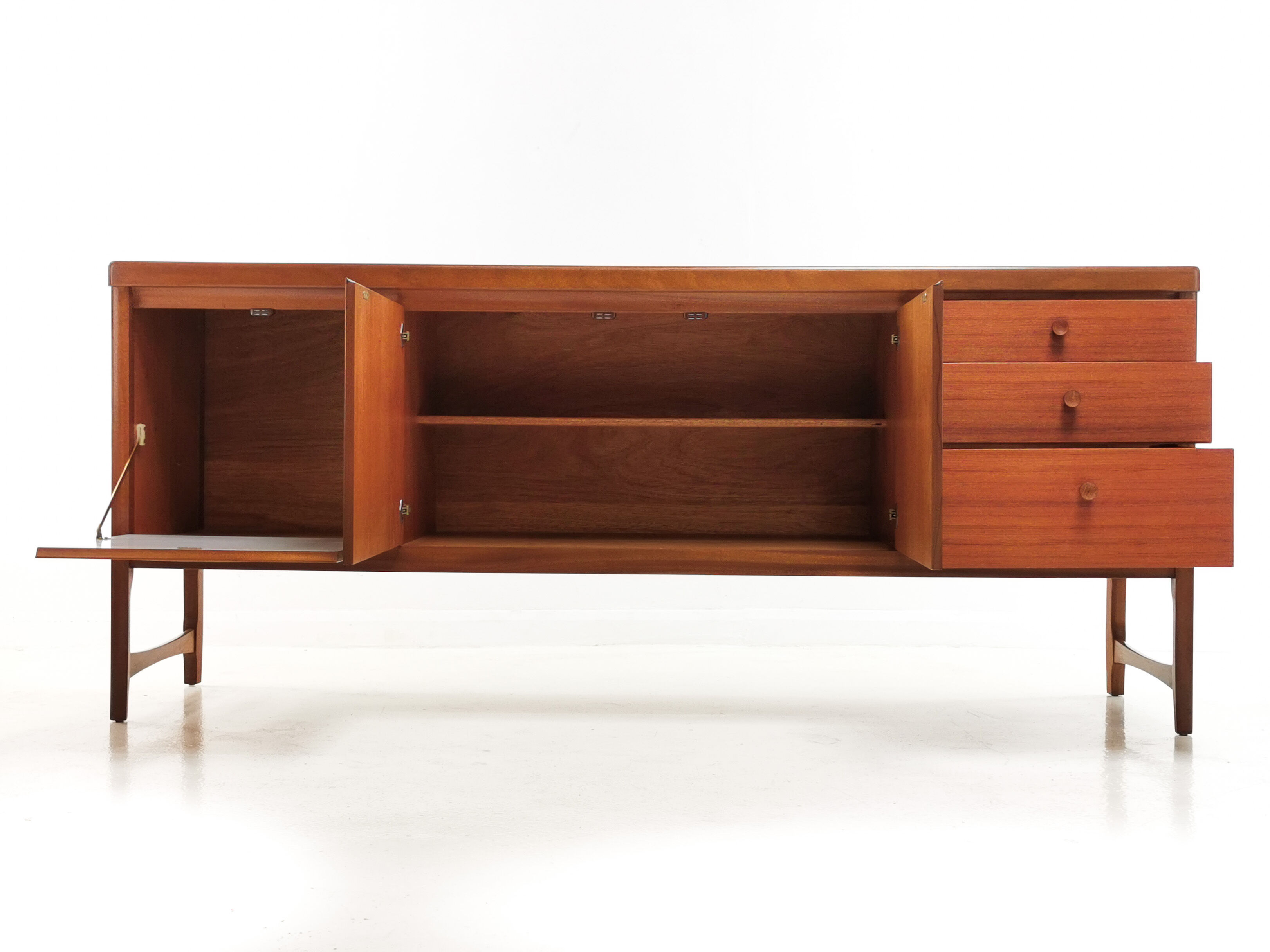Nathan Circles mid century teak sideboard 1960s 70s vintage