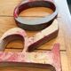 Lot of vintage letters rock