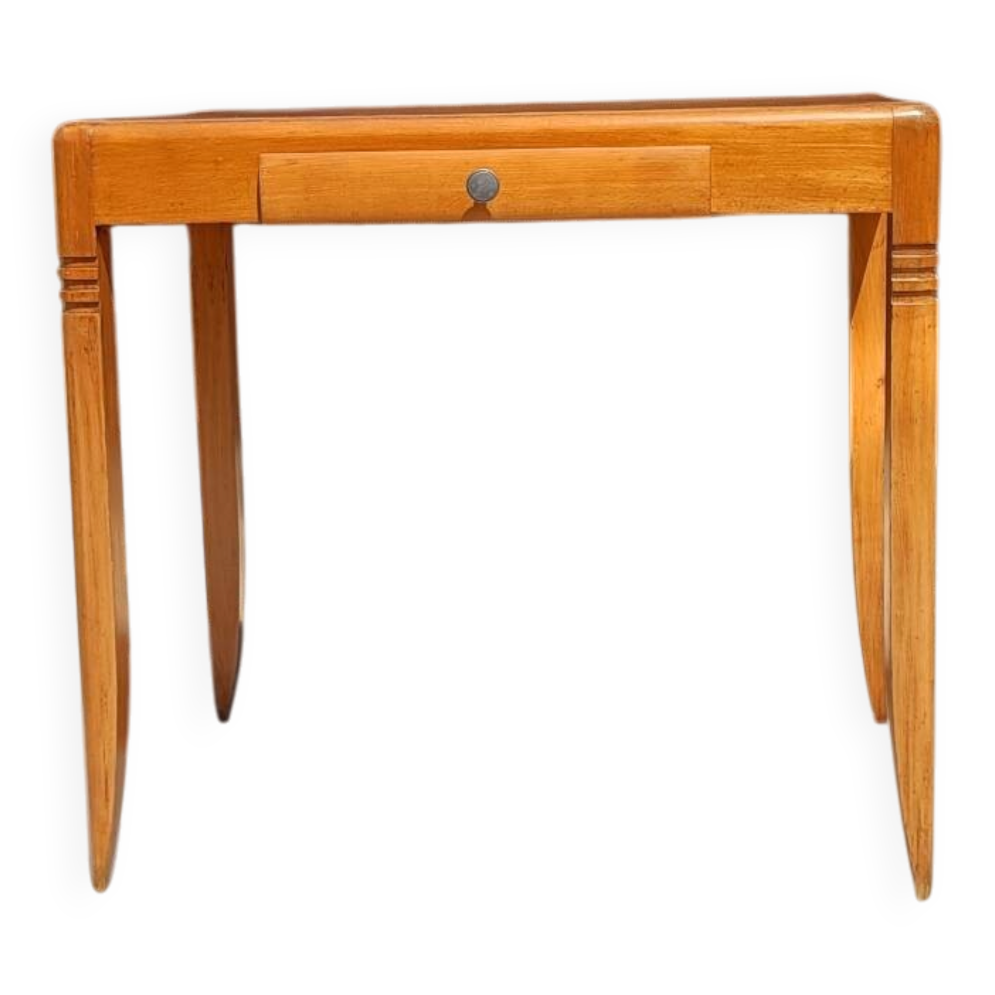 Bureau en bois avec tiroir style scandinave, années 50-60