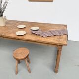 Table de ferme en hêtre XL