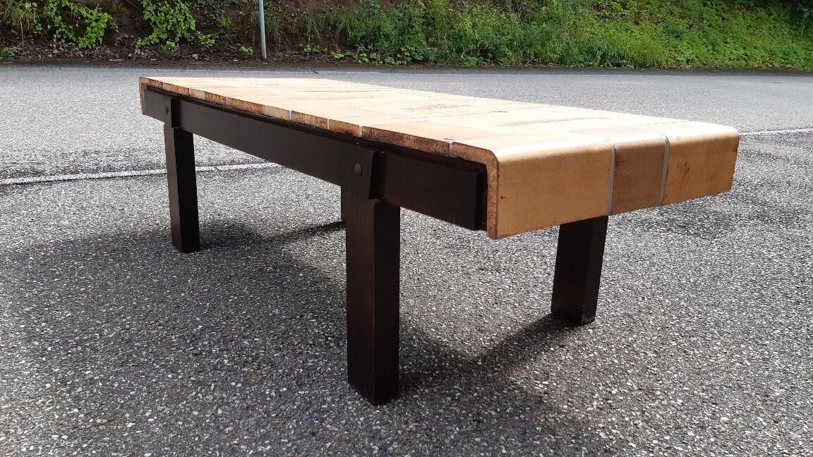 Ceramic coffee table by Roger Capron 1970