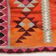 3x11 Pink Brown Vintage Kilim Runner Rug, 104x328Cm