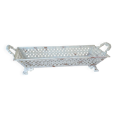 Metal openwork planter/stand on legs