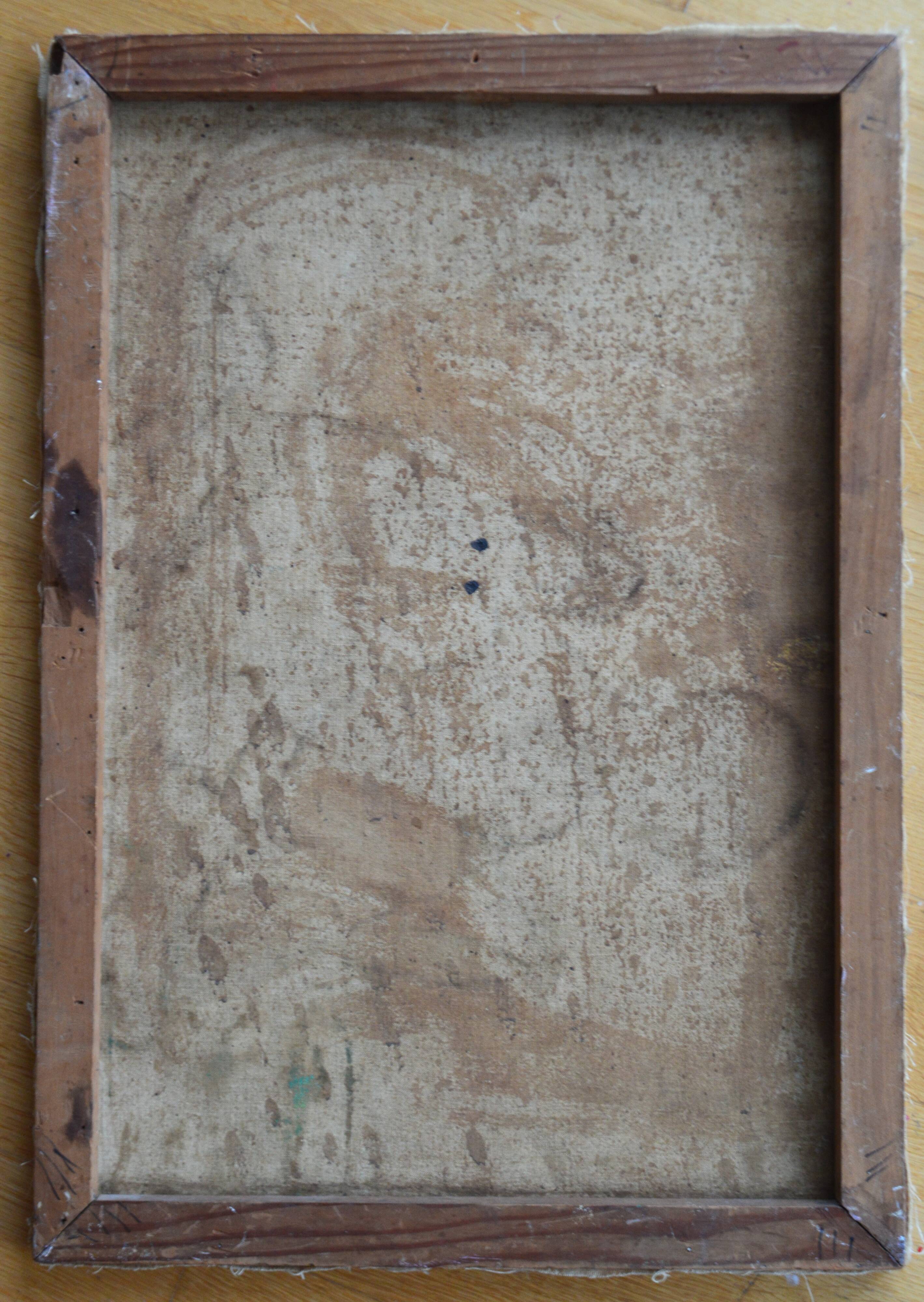 Ancient painting – Two female figures France (attributed), circa 1905–1925