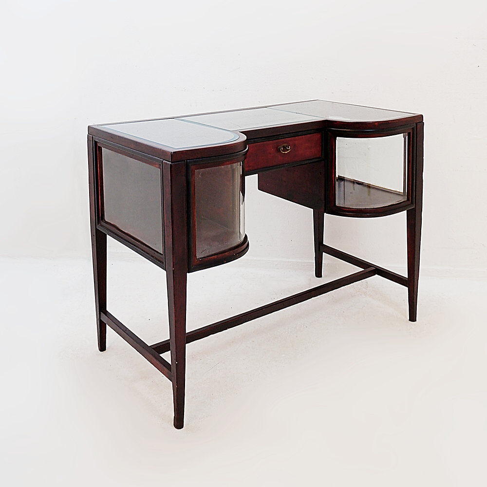 Console avec vitrines courbes - Style Art Déco