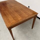 Petite table de ferme ancienne en chêne à 6 pieds