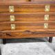 Vintage 1960s Scandinavian display cabinet in rosewood.