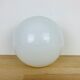 Applique globe opaline et céramique plafonnier