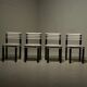 Set of 4 dining chairs model 6800 by Kurt Thut for Dietiker, 1980s