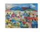 Nancy DELOUIS: The Flower Market, original signed lithograph
