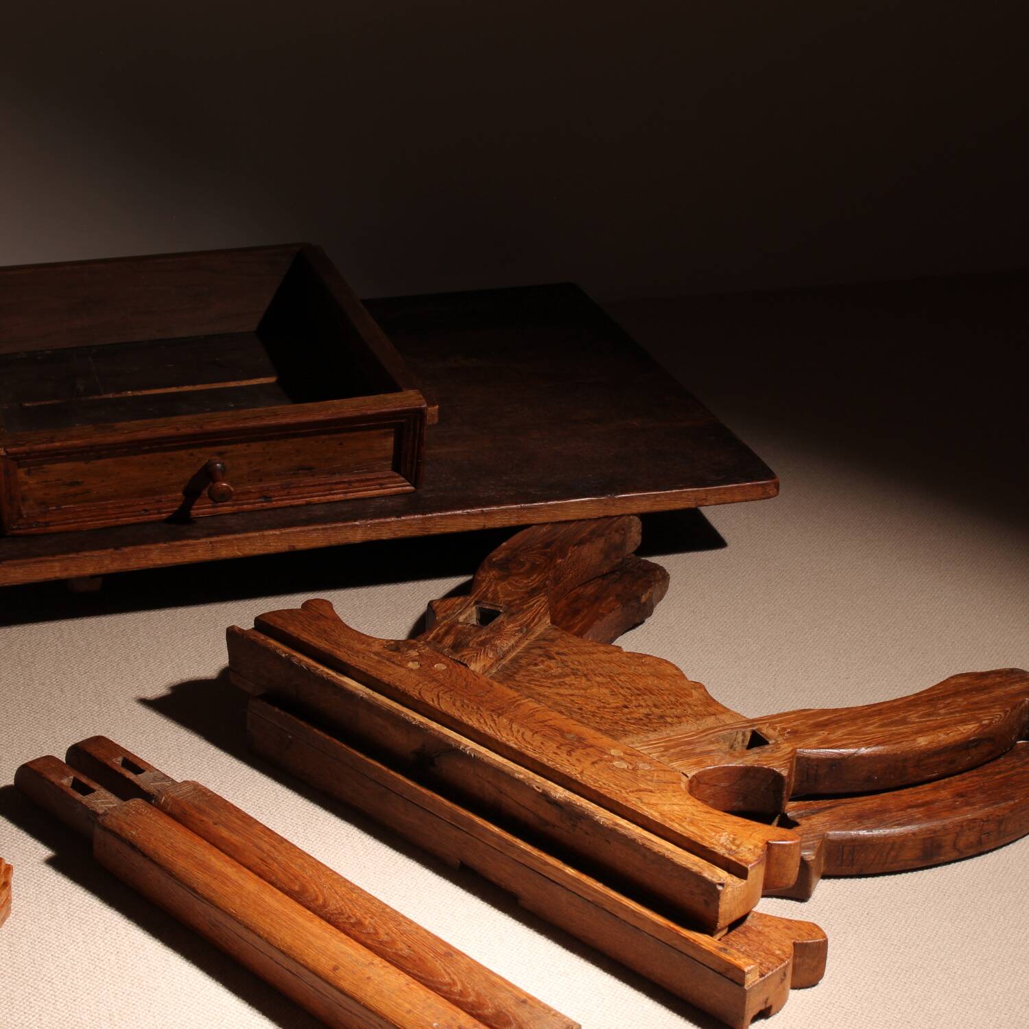 Table de ferme rustique 'Jogltisch' en chêne massif | Région alpine