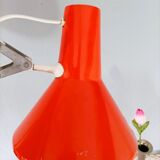 Lampe articulée art déco orange