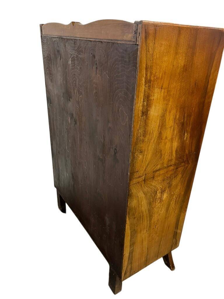 vintage Art Deco wooden armoire / bar