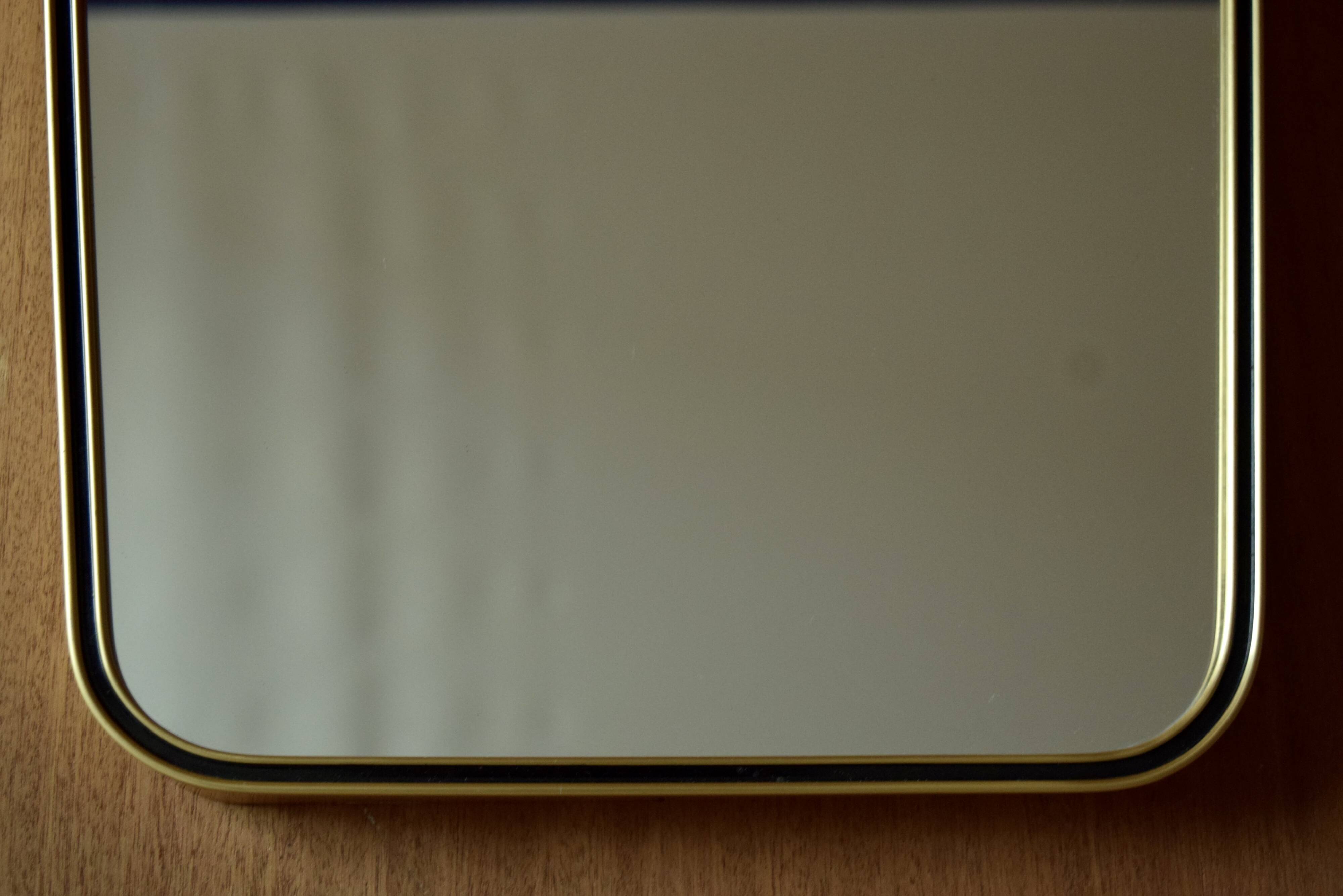 Old rearview mirror - Height: 61 cm - 1950s -