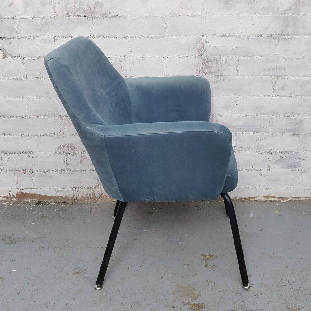 Velvet Armchair, 1960s