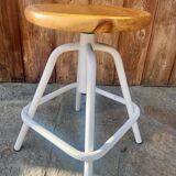 Vintage adjustable swivel stool