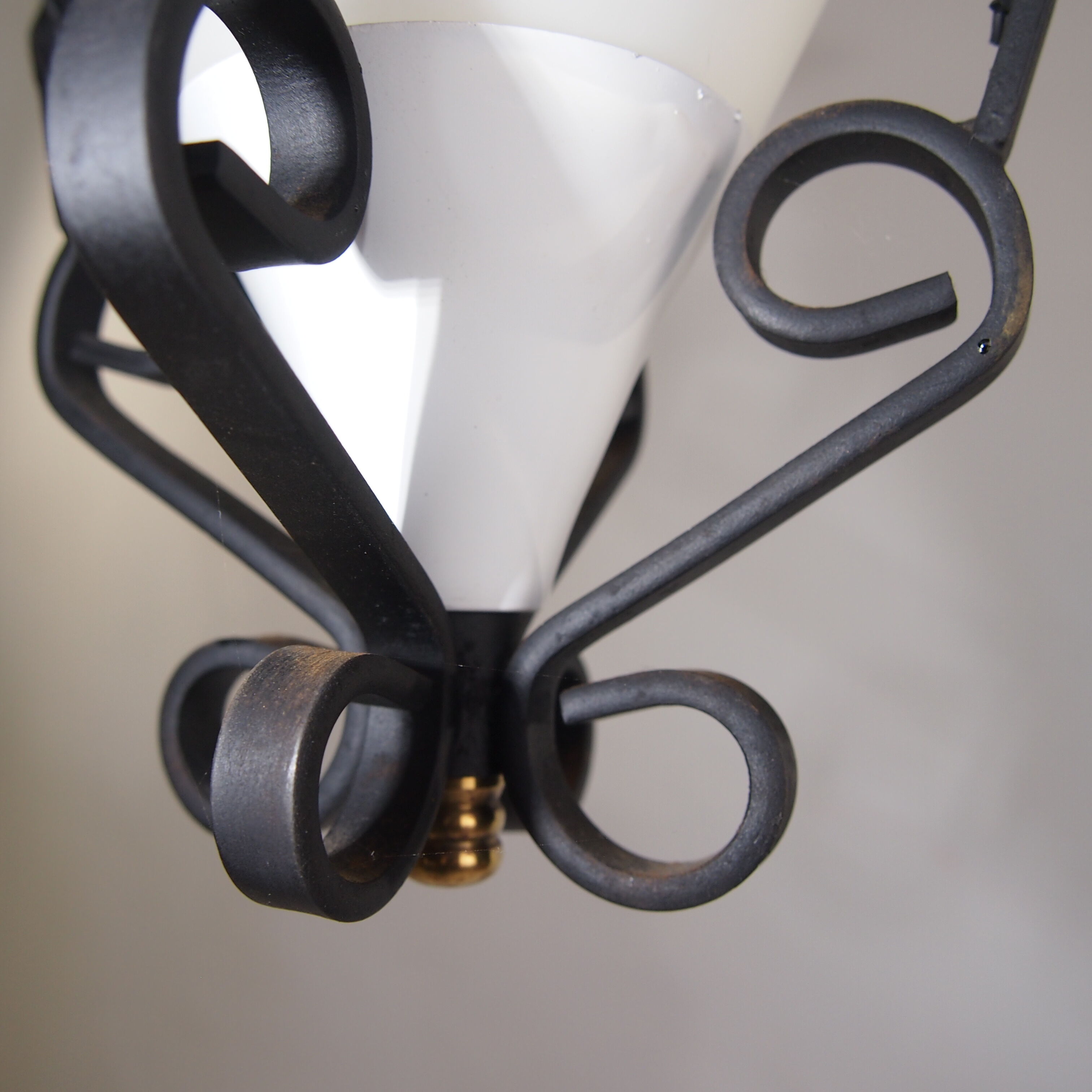 Wrought iron lantern vintage