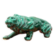 Céramique lion vert