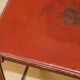 Matteo Grassi high stool in leather and metal