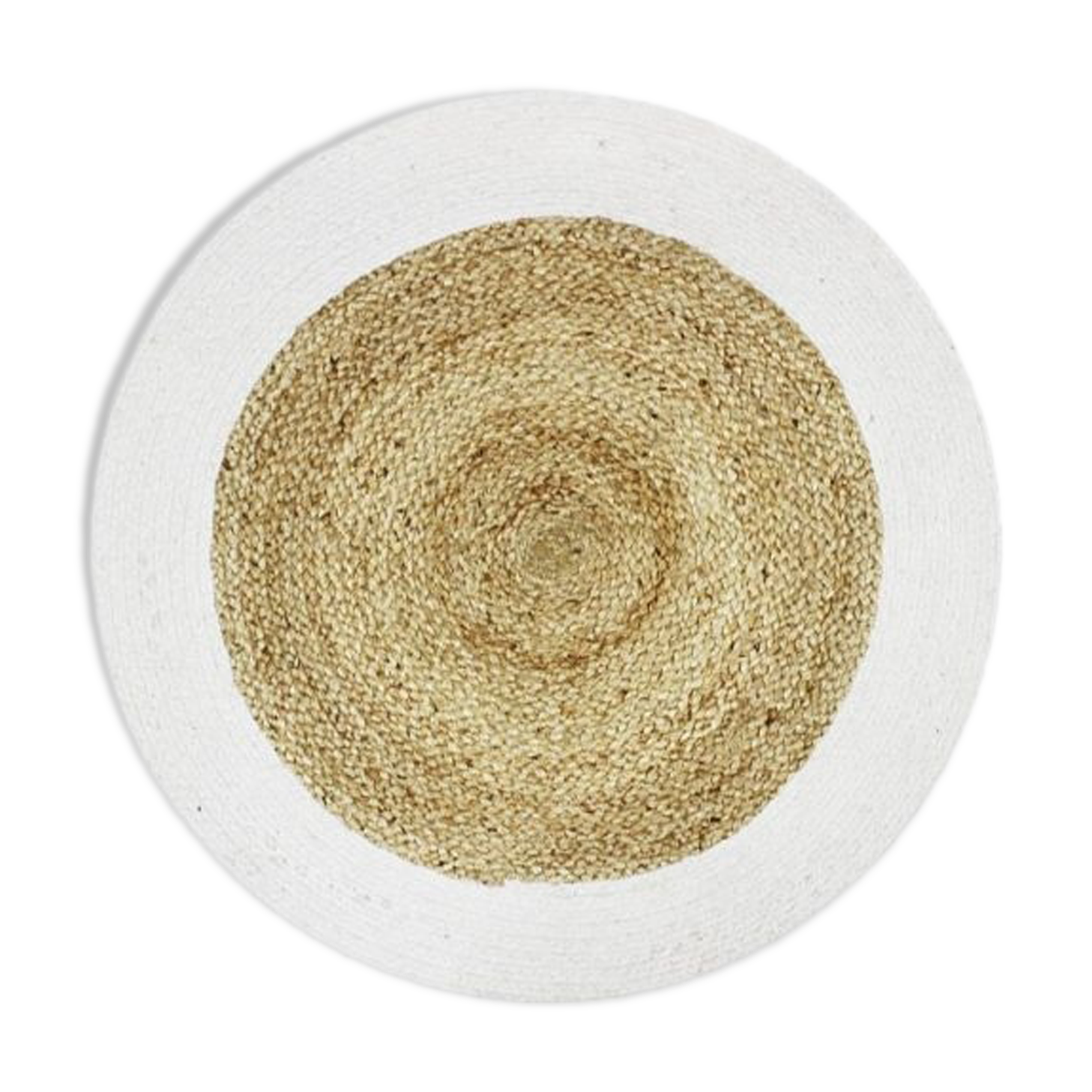 Round carpet in jute 90 cm