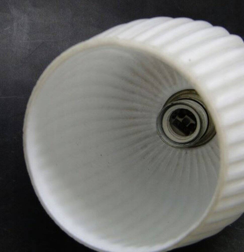 Pop art style pendant lamp, Poland, 1970s