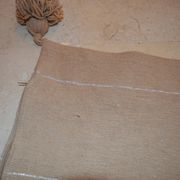 Moroccan pompon pillow 48x48cm brown
