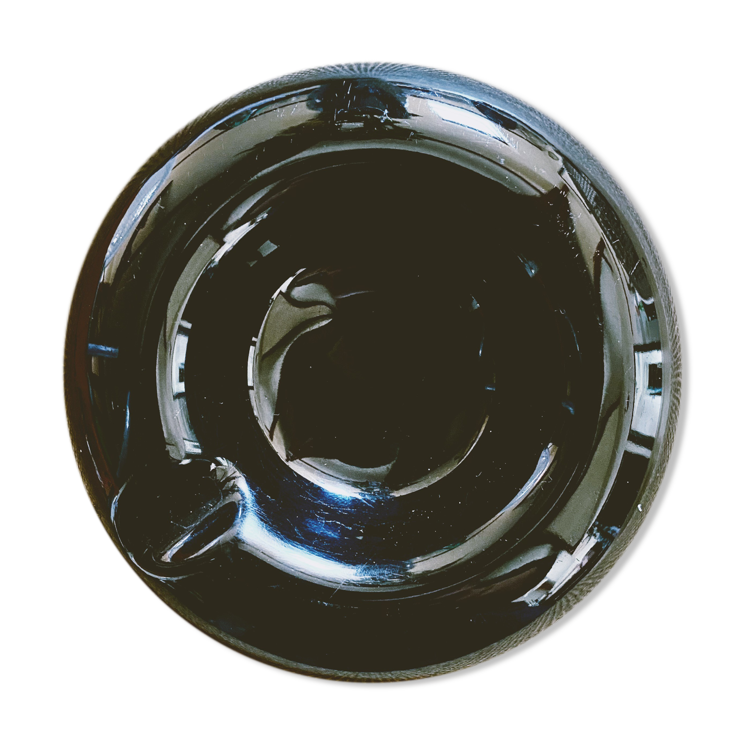 Black ashtray