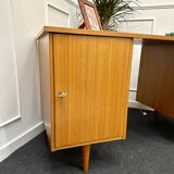 Vintage desk with spindle legs