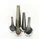 Collection of 5 Scandinavian sommerso glass vases Nils Landberg for Orrefors