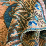 Handwoven Antique Persian Kohtan Rug 74x94cm