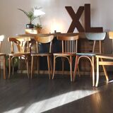 Set of 6 chairs Bistro mismatched