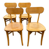 Set of 4 vintage bistro chairs