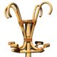1960s Rattan Coat Rack from France