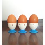 Set coquetiers et cuillères à œuf - Années 50