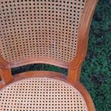 4 chairs channes Louis XV style 50s