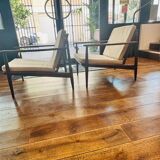 Pair of Danish armchairs in the style of Grete Jalk