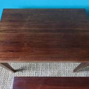 Three rosewood side tables by Séverin Hansen. Denmark 1965